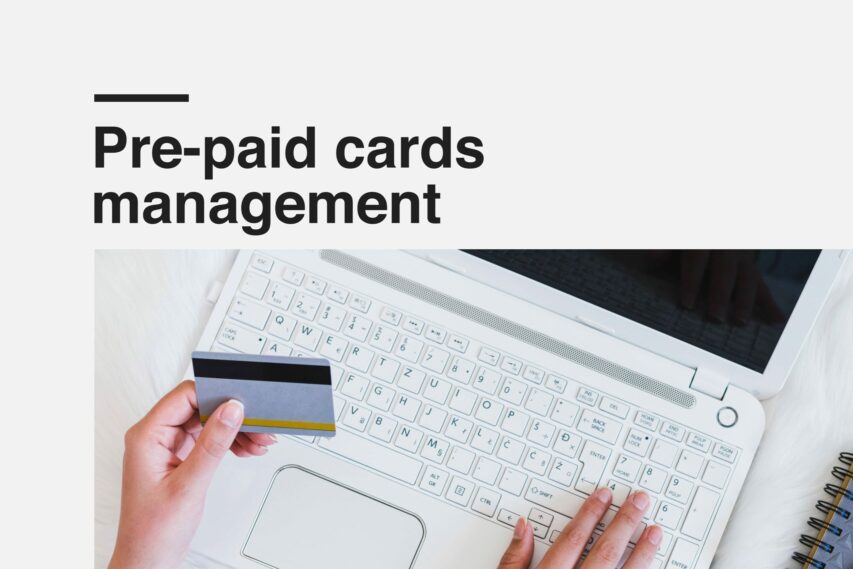 Pre-paid cards management