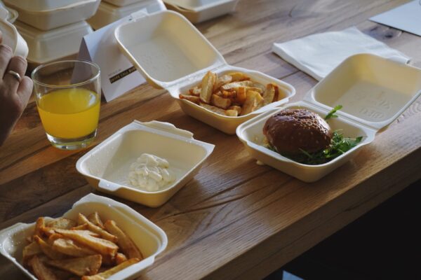 Burger Feast at the Office