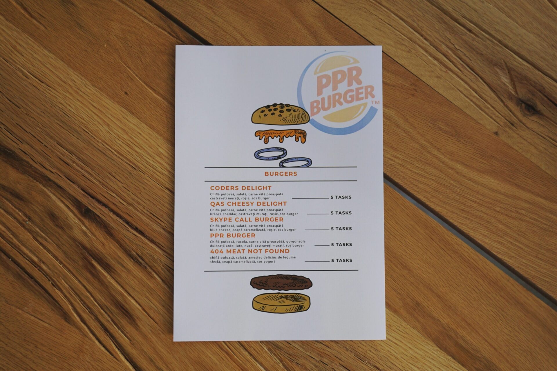 burger day menu programmingpool